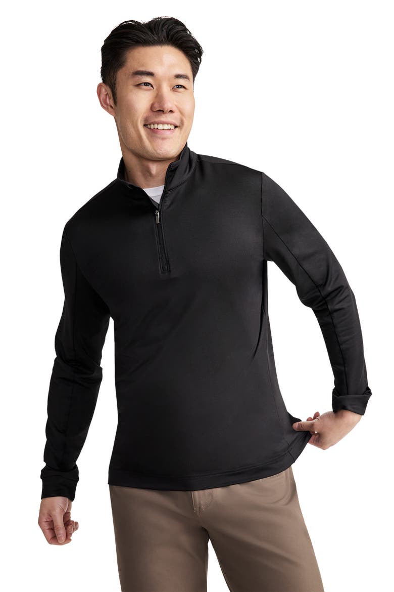 Mens EverActive 1/4 Zip, Main, color, Black