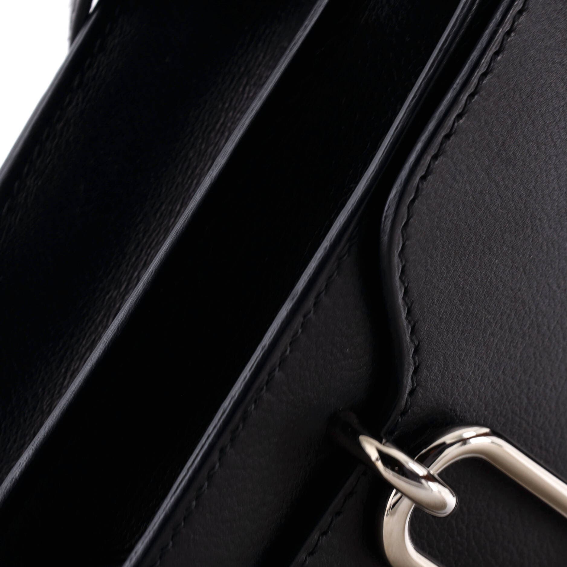 Pre-Owned Hermes Roulis Bag Evergrain 18, Alternate, color, Noir