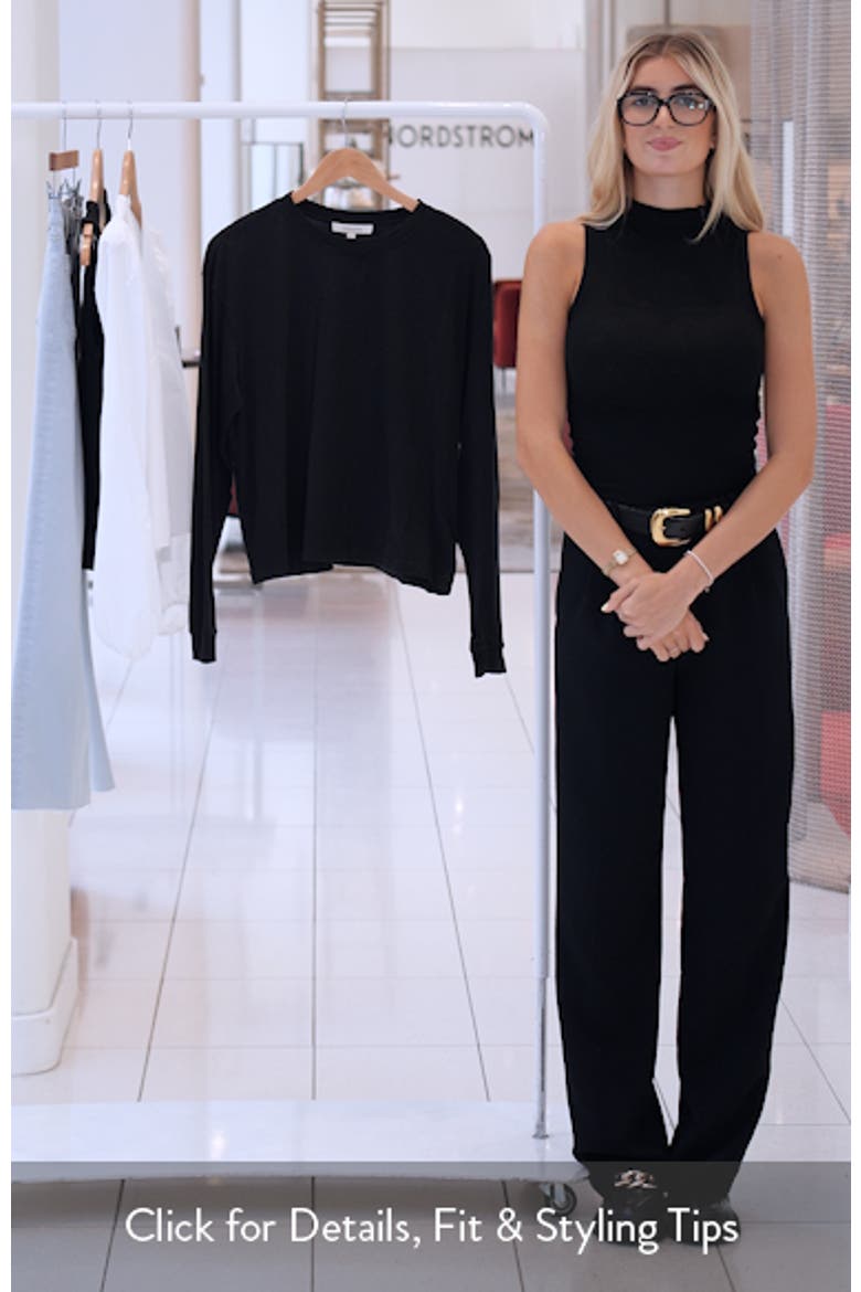 The Everyday Long Sleeve Cotton T-Shirt video