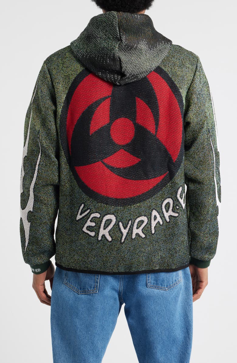 VERYRARE Kid Obito Jacquard Hoodie, Alternate, color, Green