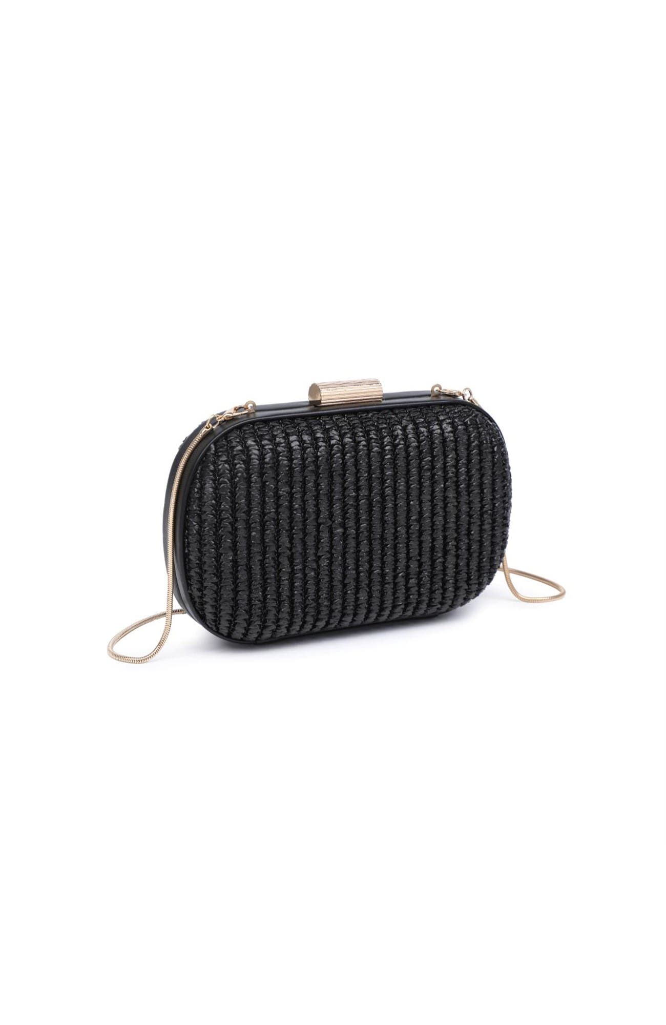 Alix Evening Bag, Alternate, color, Black