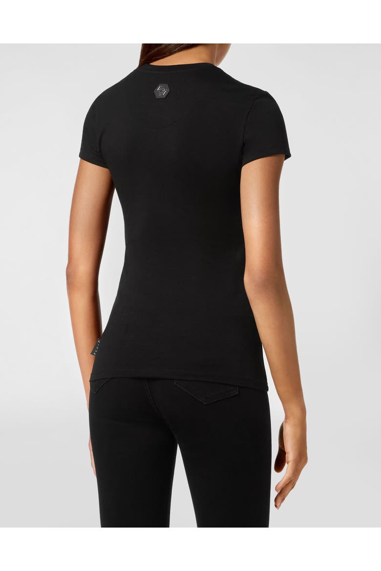 T-shirt Sexy Pure With Crystals Women, Alternate, color, black