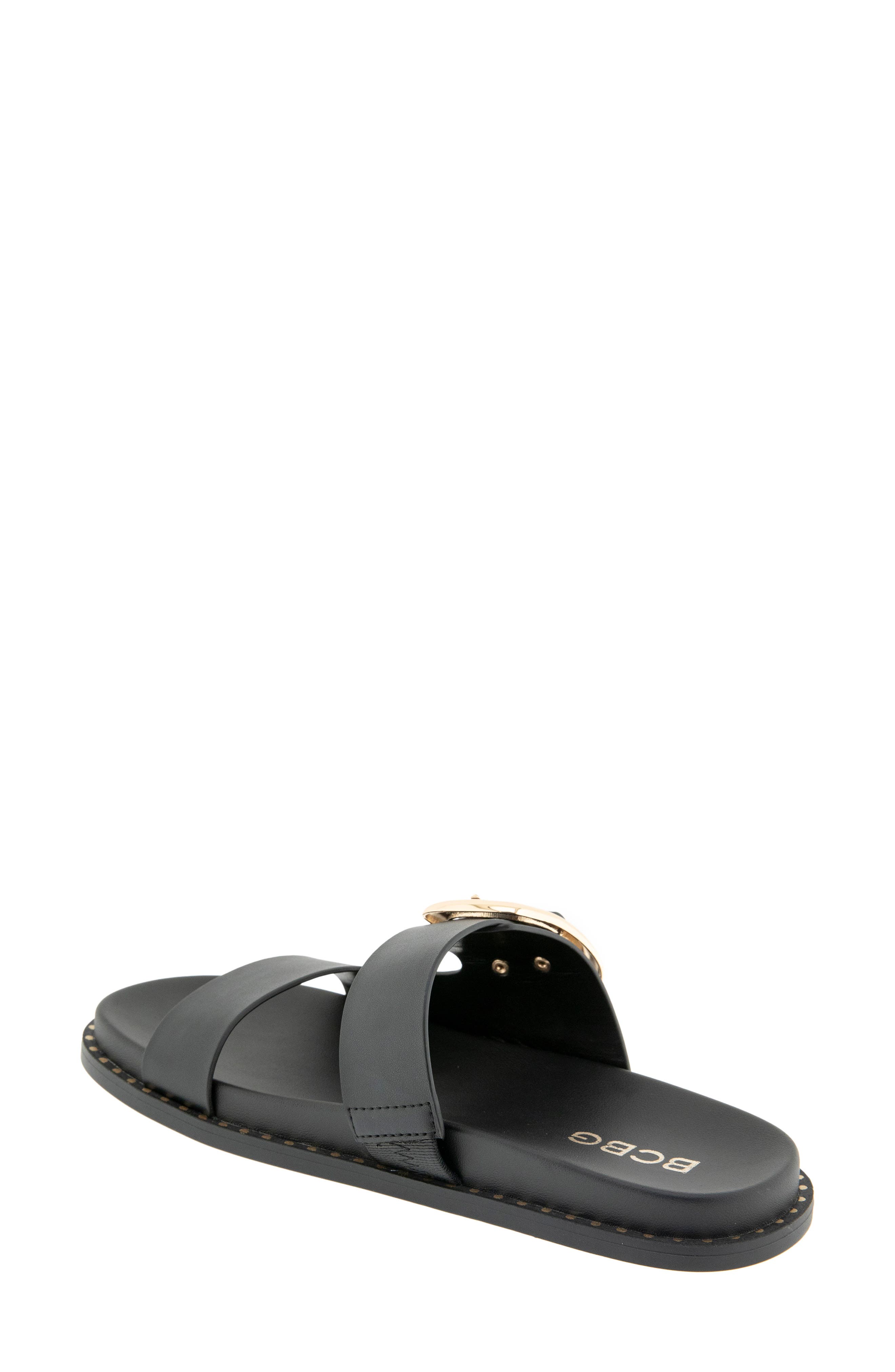 BCBG Tandra Slide Sandal, Alternate, color, Black