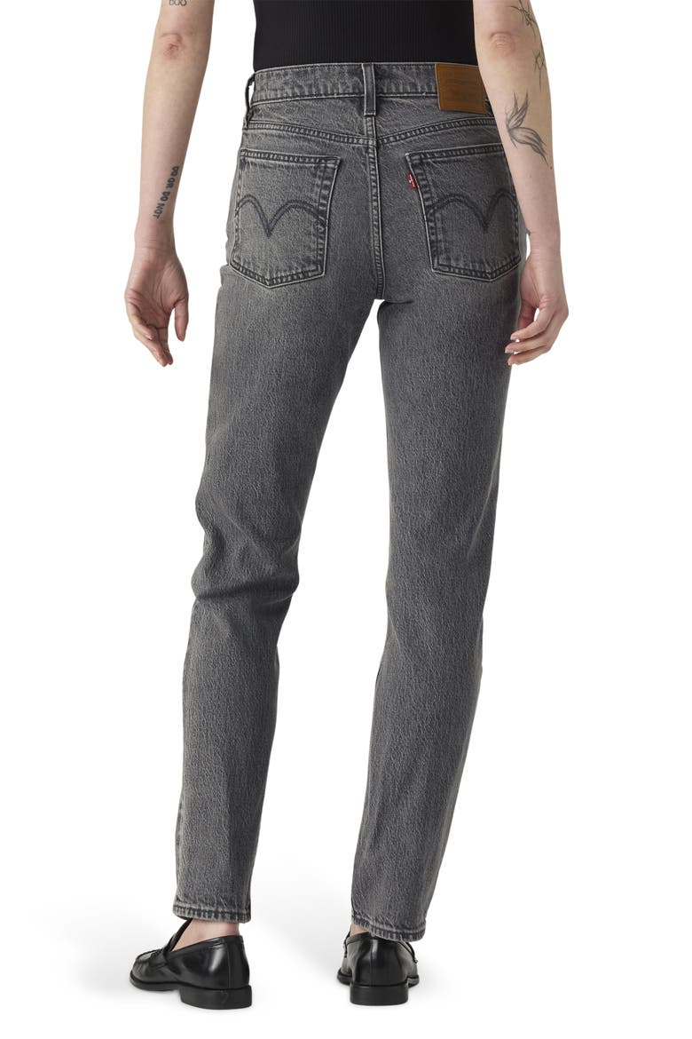 Wedgie High Waist Slim Leg Jeans, Alternate, color, AFTER HOURS NIGHT