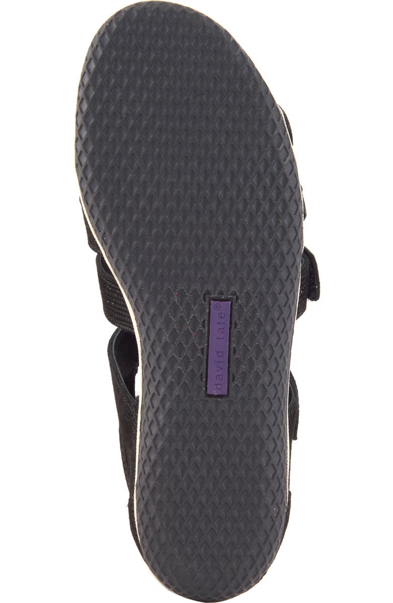 David Tate Shala Strappy Sport Sandal, Alternate, color, Black Lizard Print Leather