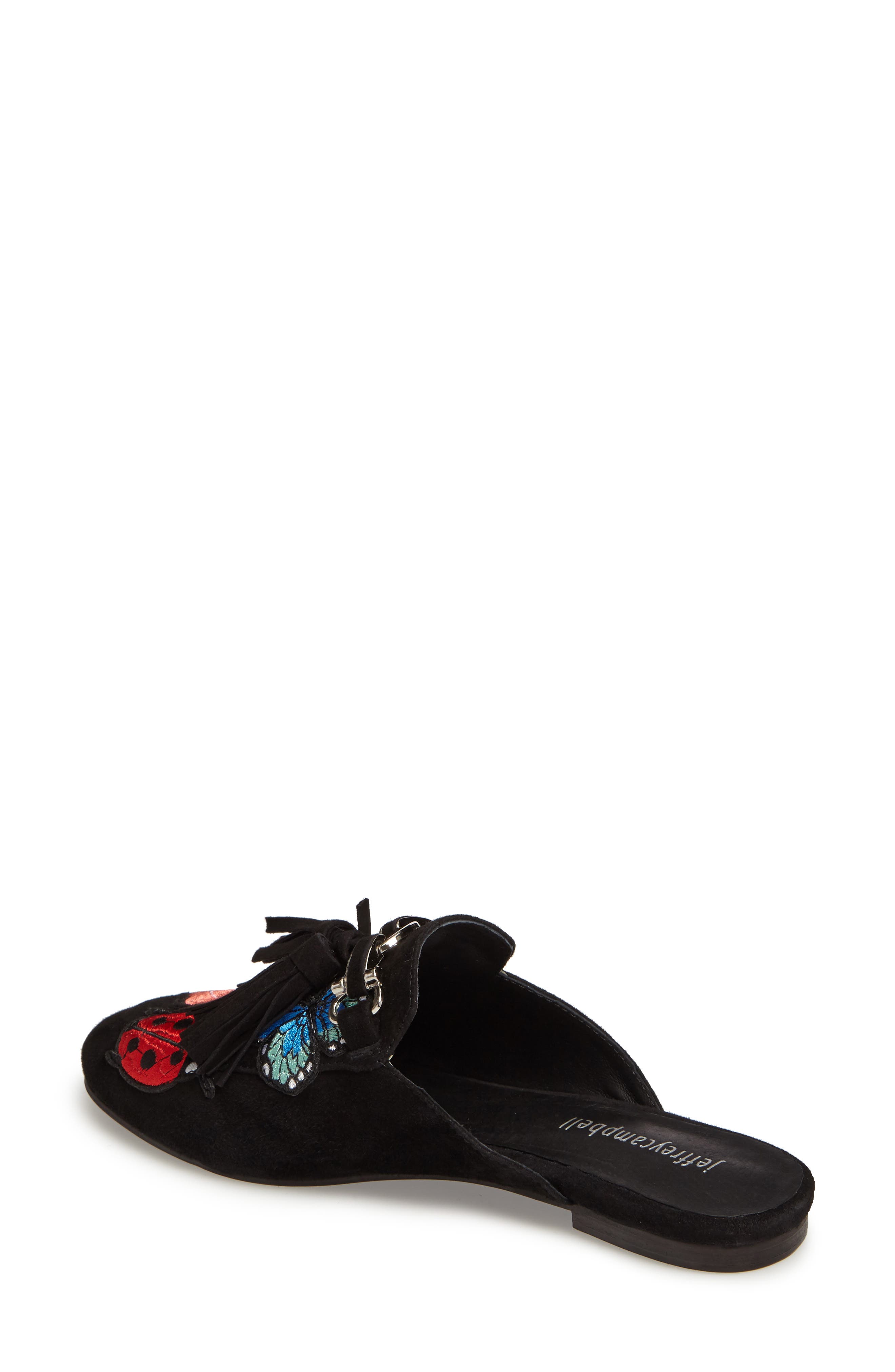 Jeffrey Campbell Apfel Flower Tassel Loafer Mule, Alternate, color, 