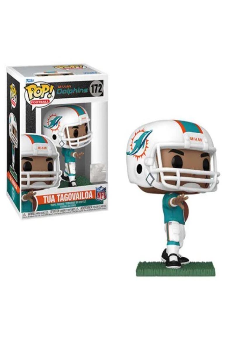 Tua Tagovailoa (Miami Dolphins) Funko Pop! NFL Series 9, Main, color, Multi-Color