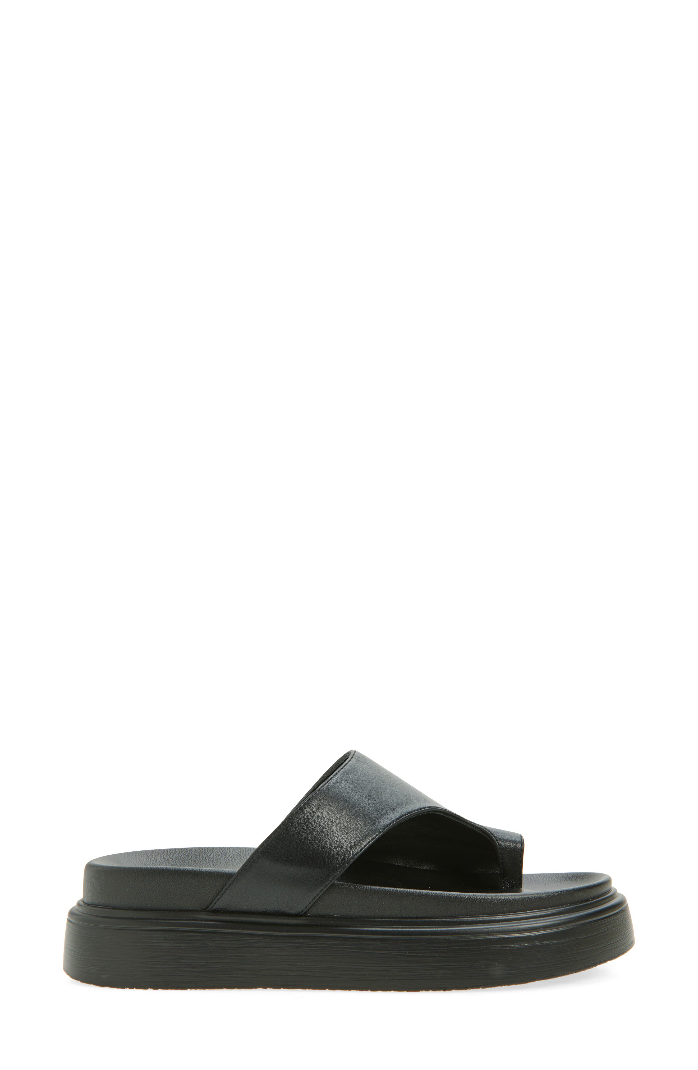 Tony Bianco Jazzy Toe Loop Sandal, Alternate, color, Black Nappa