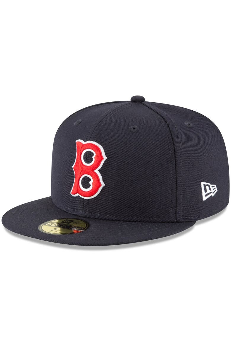 Men's New Era Navy Boston Red Sox Cooperstown Collection Wool 59FIFTY Fitted Hat, Alternate, color, Navy