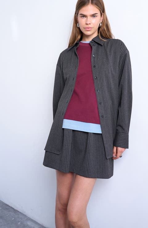 Tailored Pinstripe Shirt