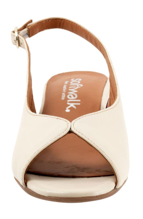 Softwalk ® Lakewood Slingback Sandal In Ivory