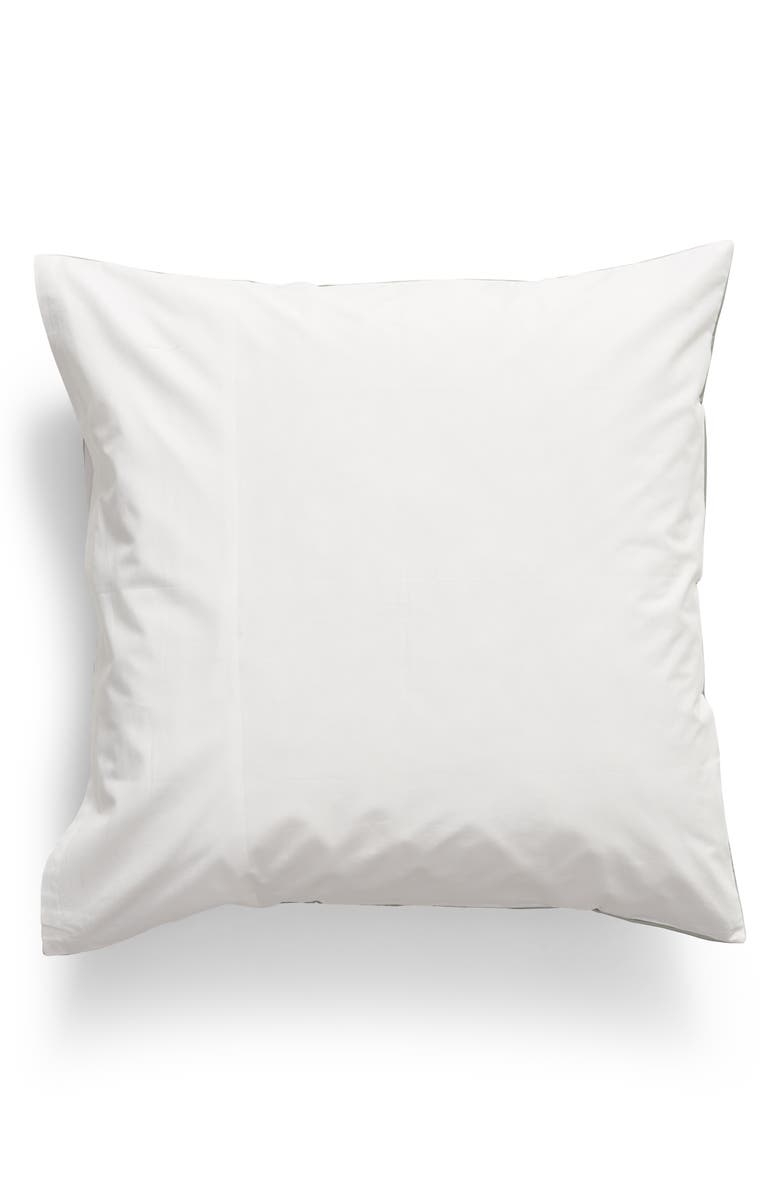 SFERRA Casida Euro Sham, Alternate, color, White/ Seagreen