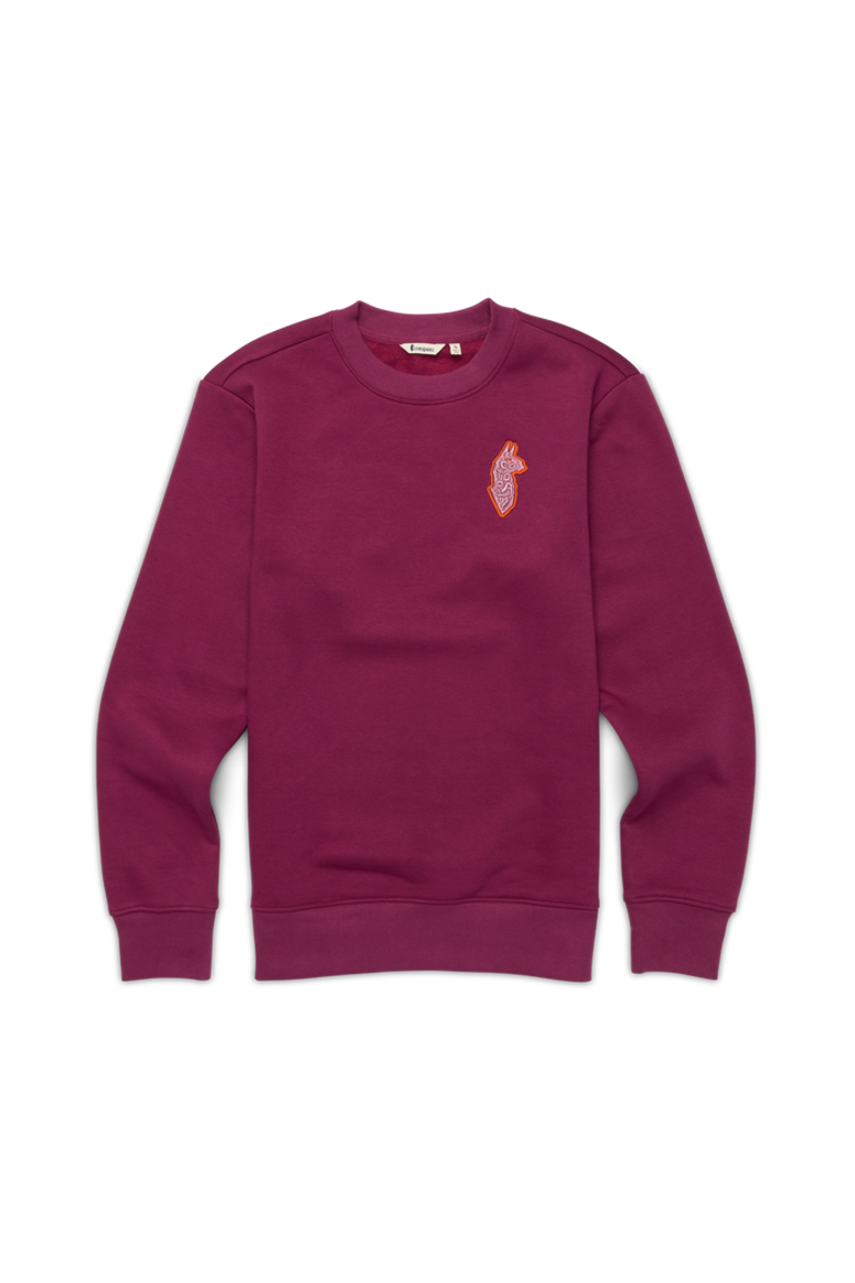 Lava Llama Crew Sweatshirt - Women's, Main, color, Jam