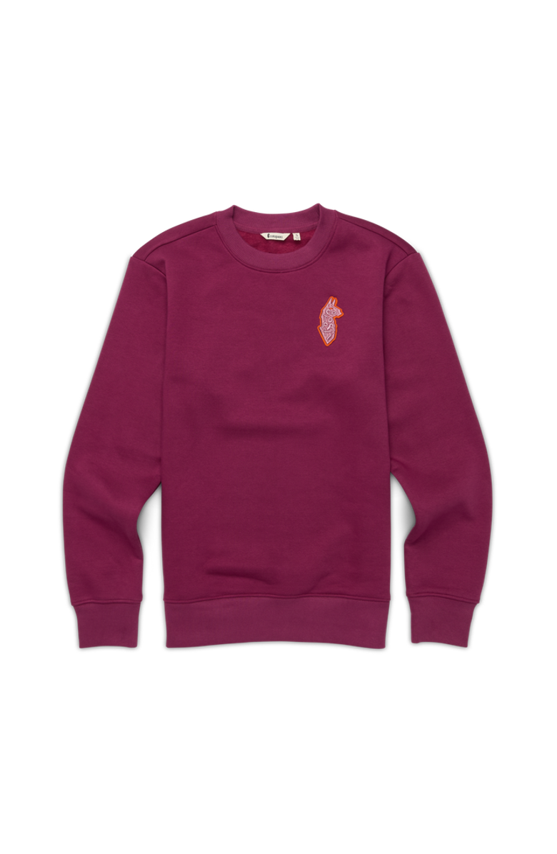 Cotopaxi Lava Llama Crew Sweatshirt - Women's, Main, color, Jam