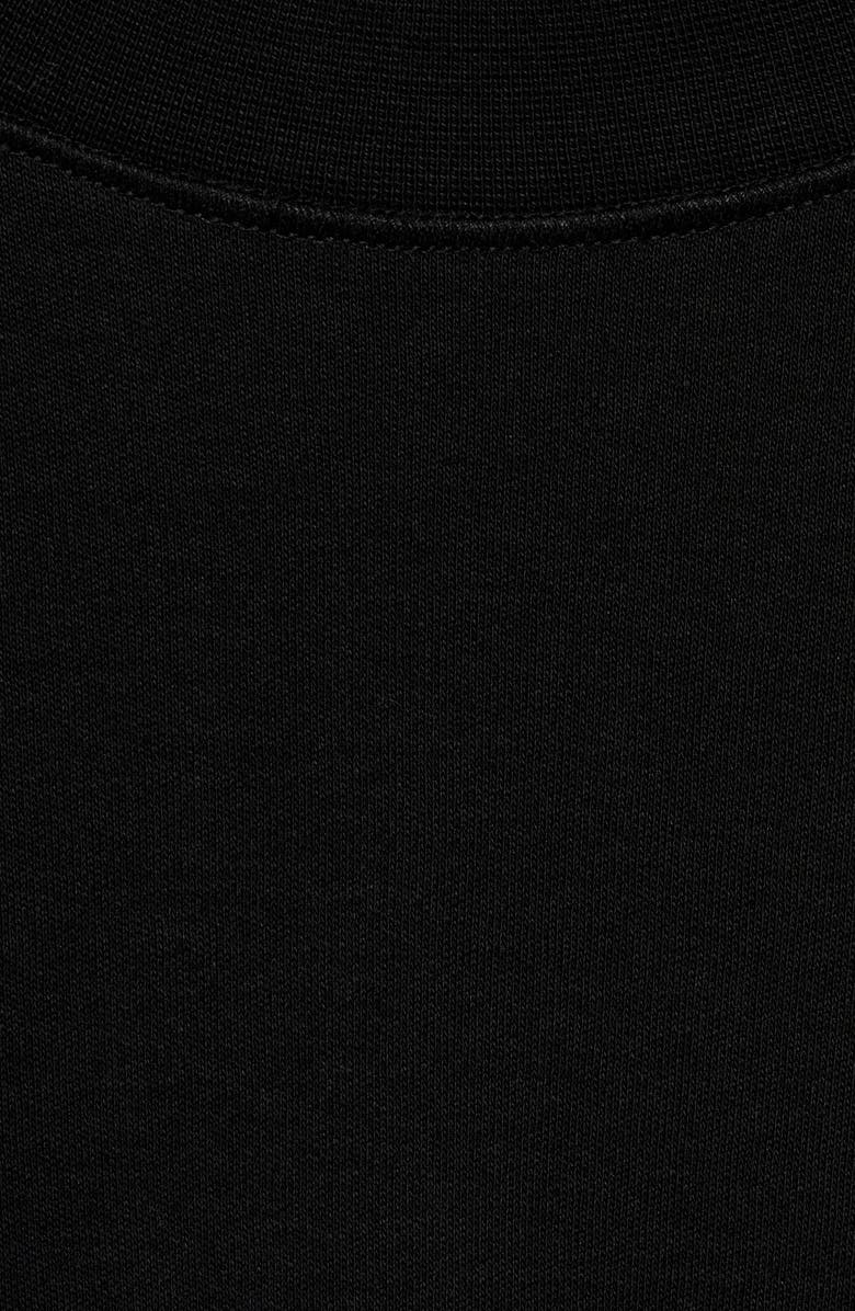 MANGO Regular Fit Medium Weight Cotton T-Shirt, Alternate, color, Black