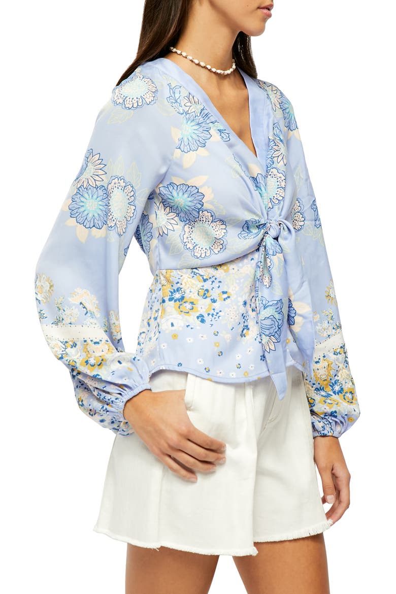 Run Free Print Shirt, Alternate, color, BLUE