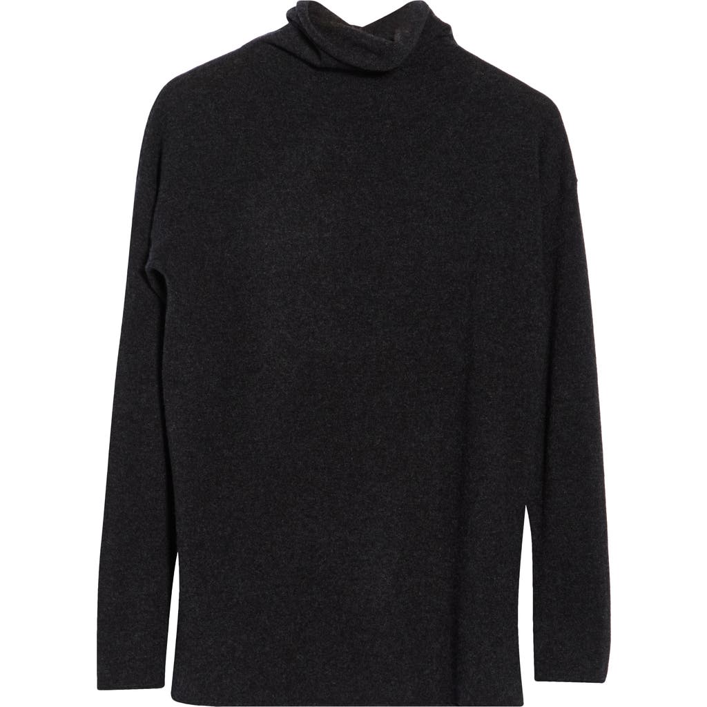 Vince Wool & Cashmere Turtleneck Sweater In Gray