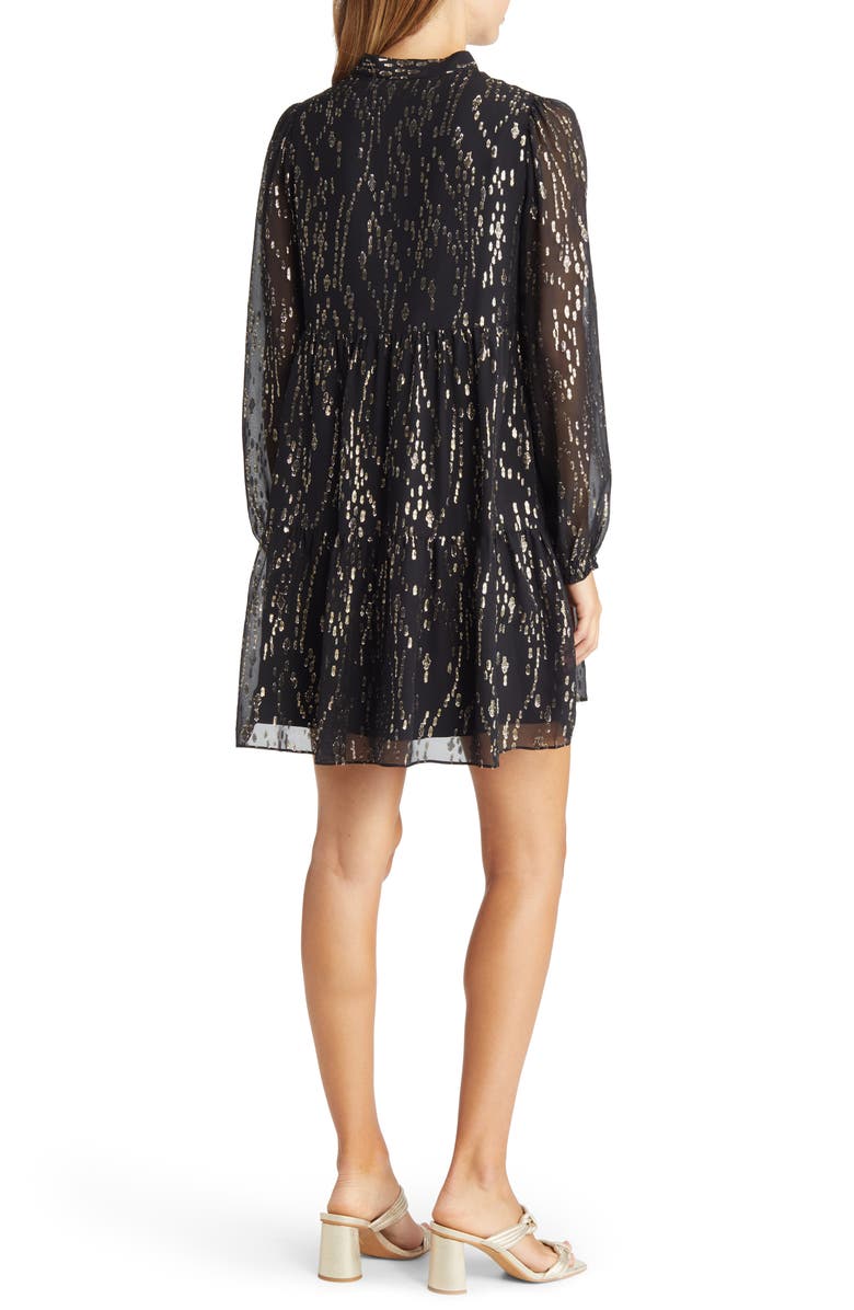 Lilly Pulitzer<sup>®</sup> Winona Long Sleeve Silk Blend Dress, Alternate, color, 