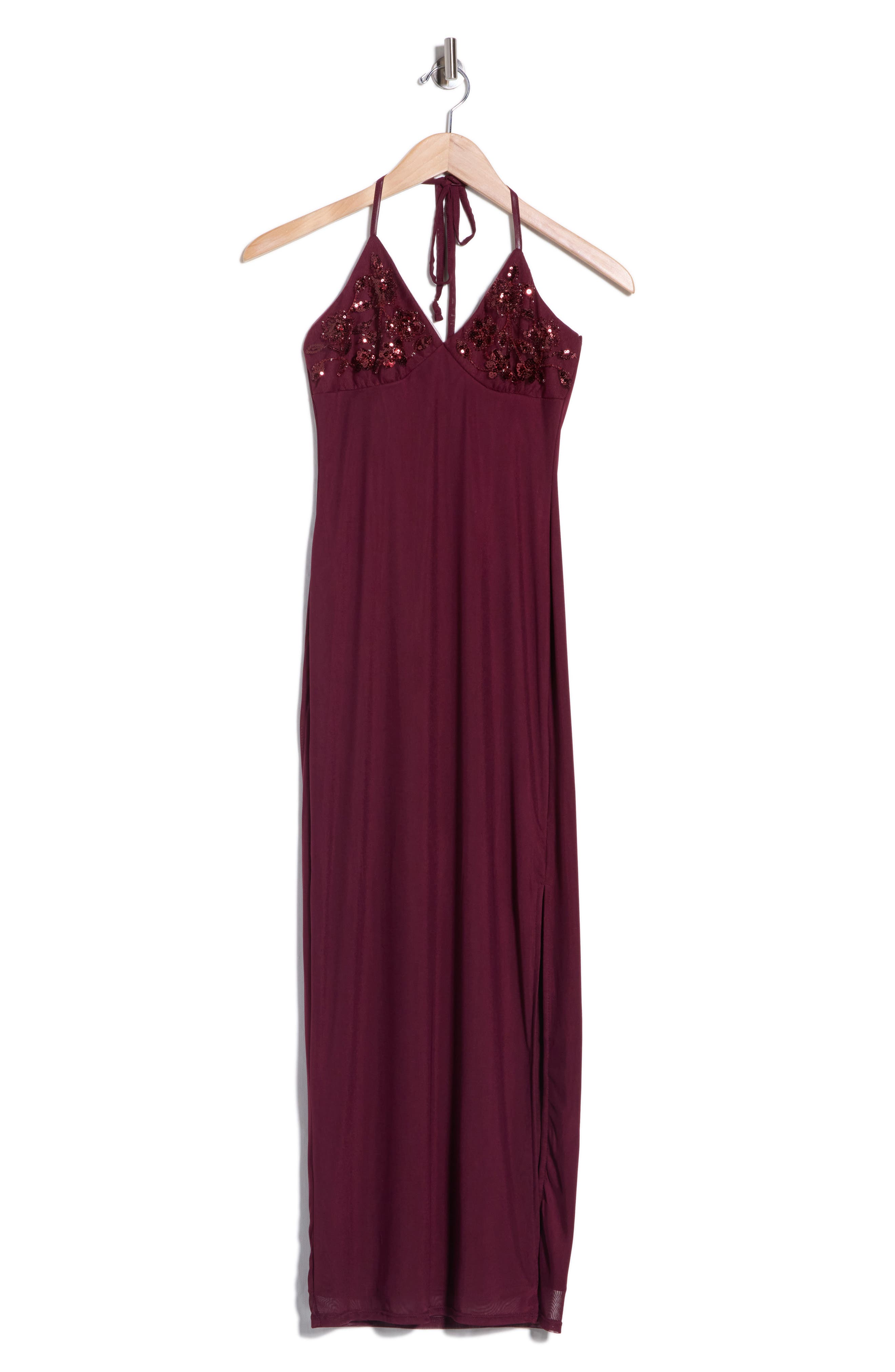 selected BURGUNDY