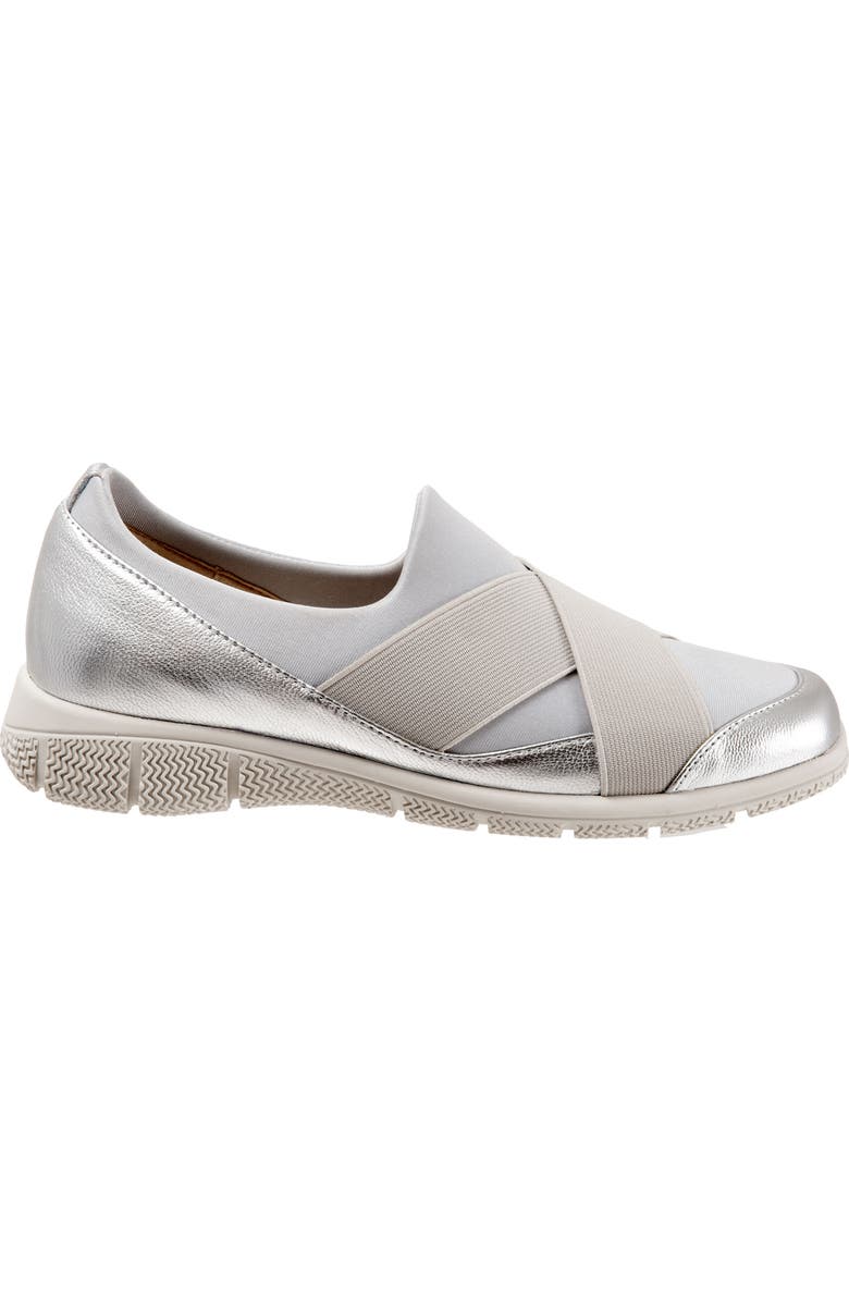 Trotters Urbana Slip-On, Alternate, color, Silver Metallic