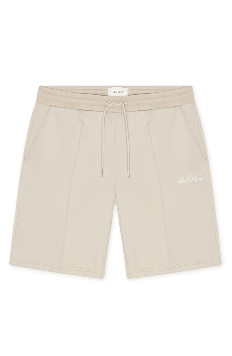 Les Deux Ballier Crew Track Shorts, Alternate, color, Light Sand