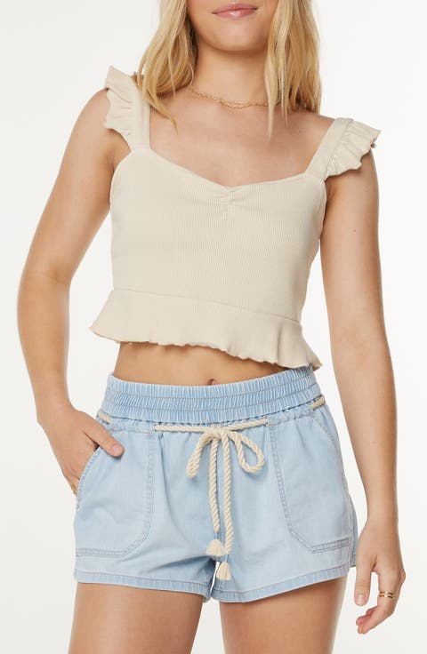 Coastal Cruisin' Ruffle Strap Camisole