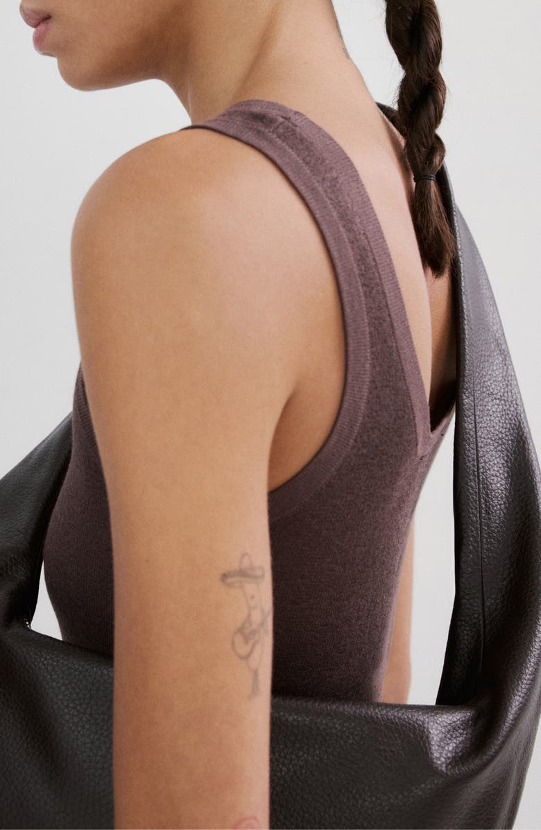 MANGO Mixed Media Jumpsuit, Alternate, color, 