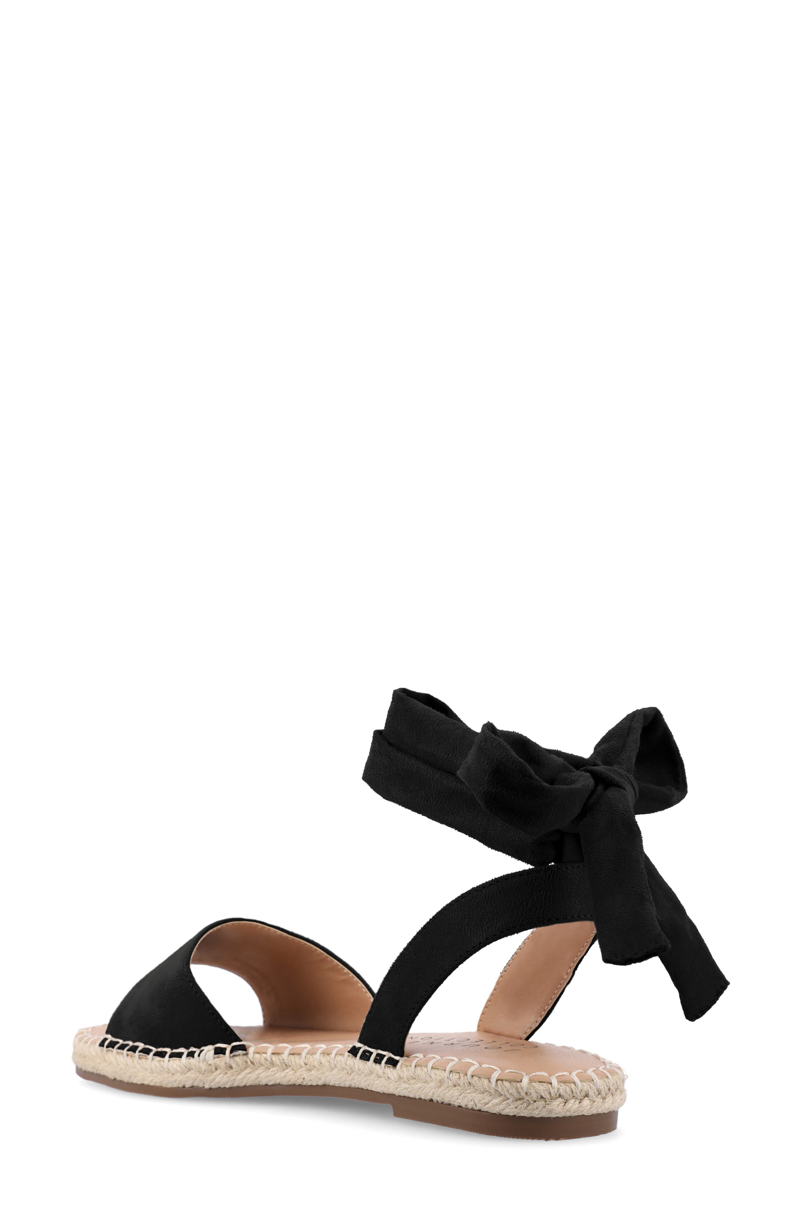Journee Collection JOURNEE Emelie Ballerina Sandal, Alternate, color, Black