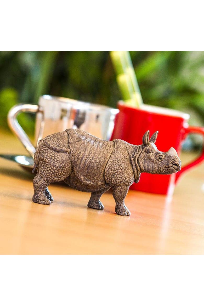 Indian Rhino Kids Toy Figure, Alternate, color, None