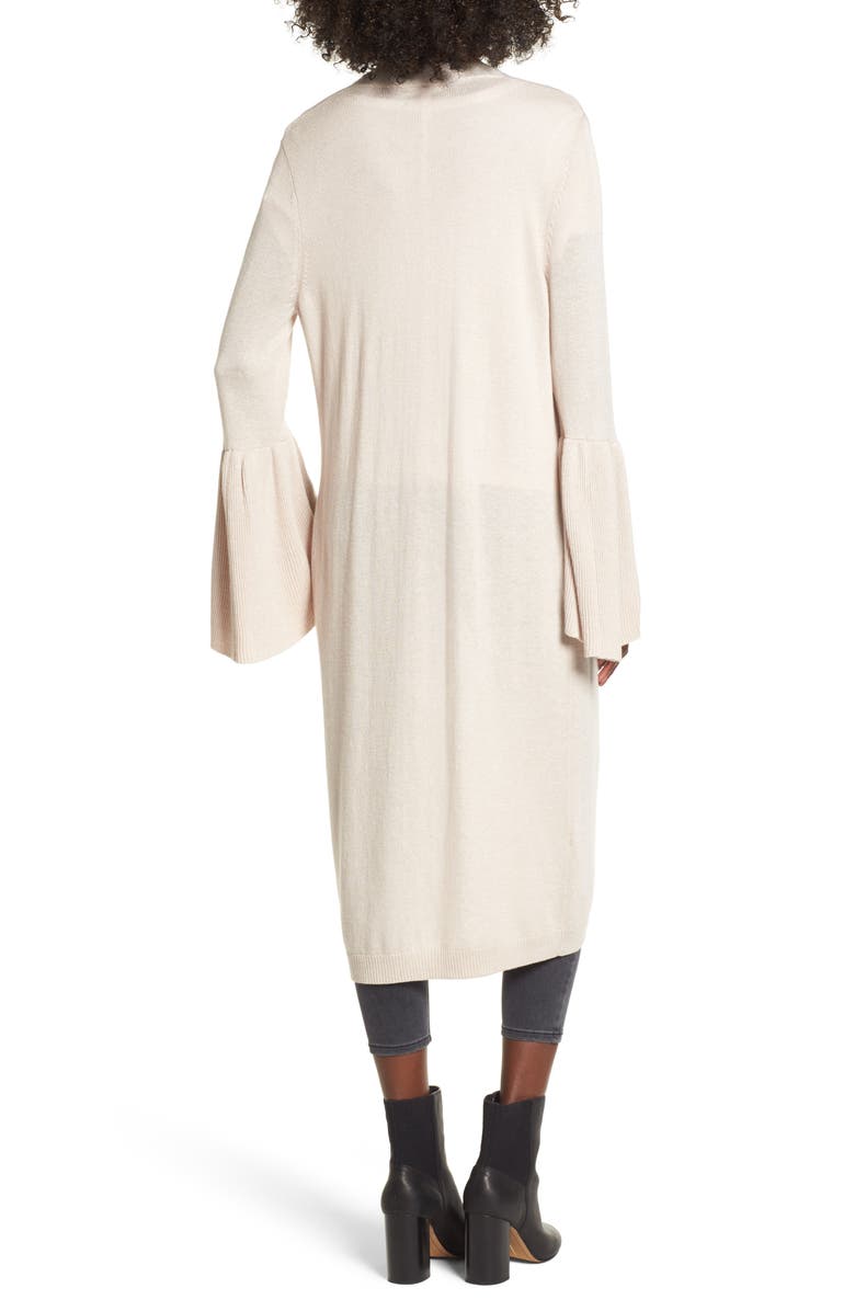 Leith Longline Flare Sleeve Cardigan, Alternate, color,