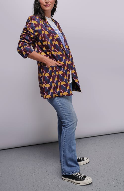 Wildfang The Empower Double Breasted Blazer In Multi