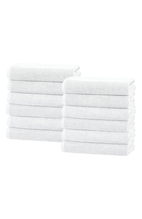 Popcorn Textured 6-Piece Cotton Bath Towel Set