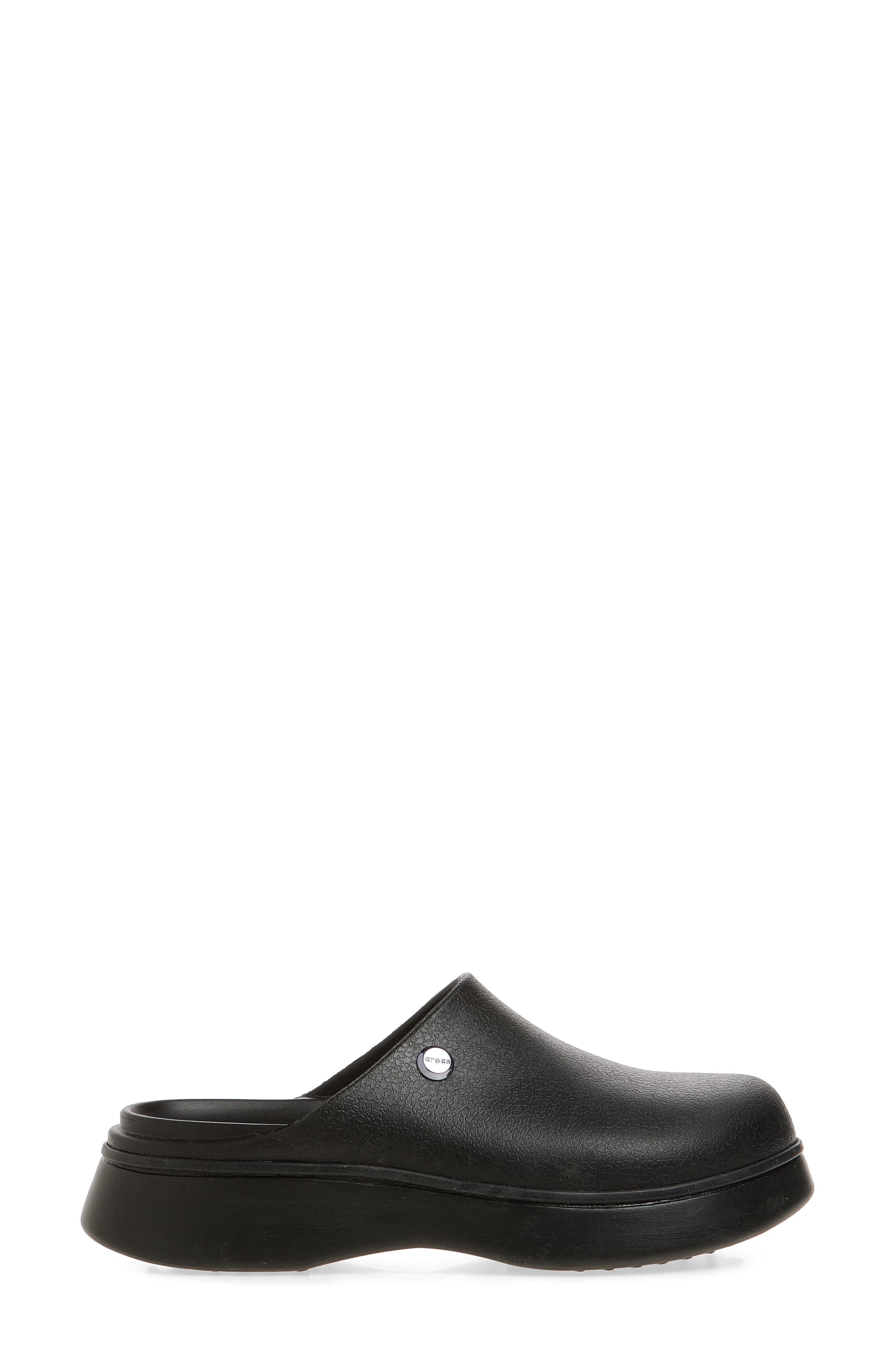 Dylan Notched Clog, Alternate, color, BLACK
