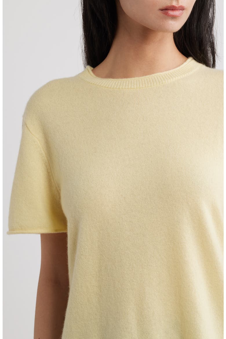 Cashmere Knit Tee, Alternate, color, MOONLIGHT