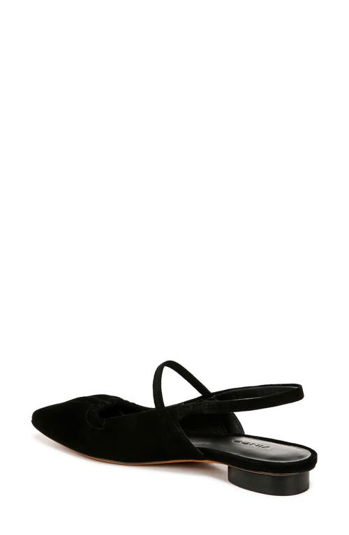 Vince Venice Slingback Flat In Black