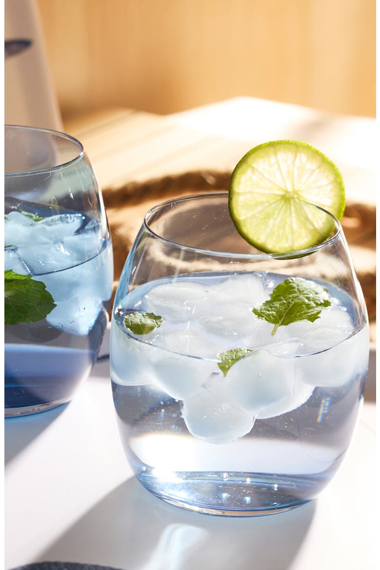 Les Nuages Blue Tumblers Set of 4 - Blue, Alternate, color, BLUE