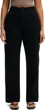 Cotton On Curvy 91 High Waist Straight Leg Jeans