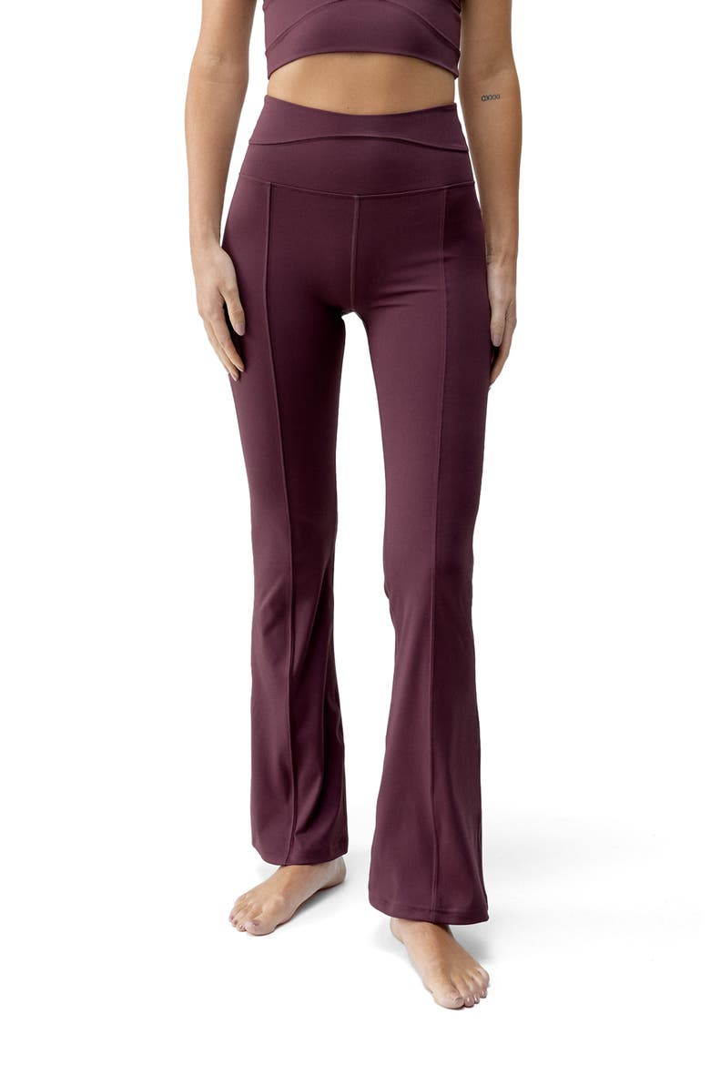 Saori Performance High Rise Sport Legging, Main, color, Dark Cherry