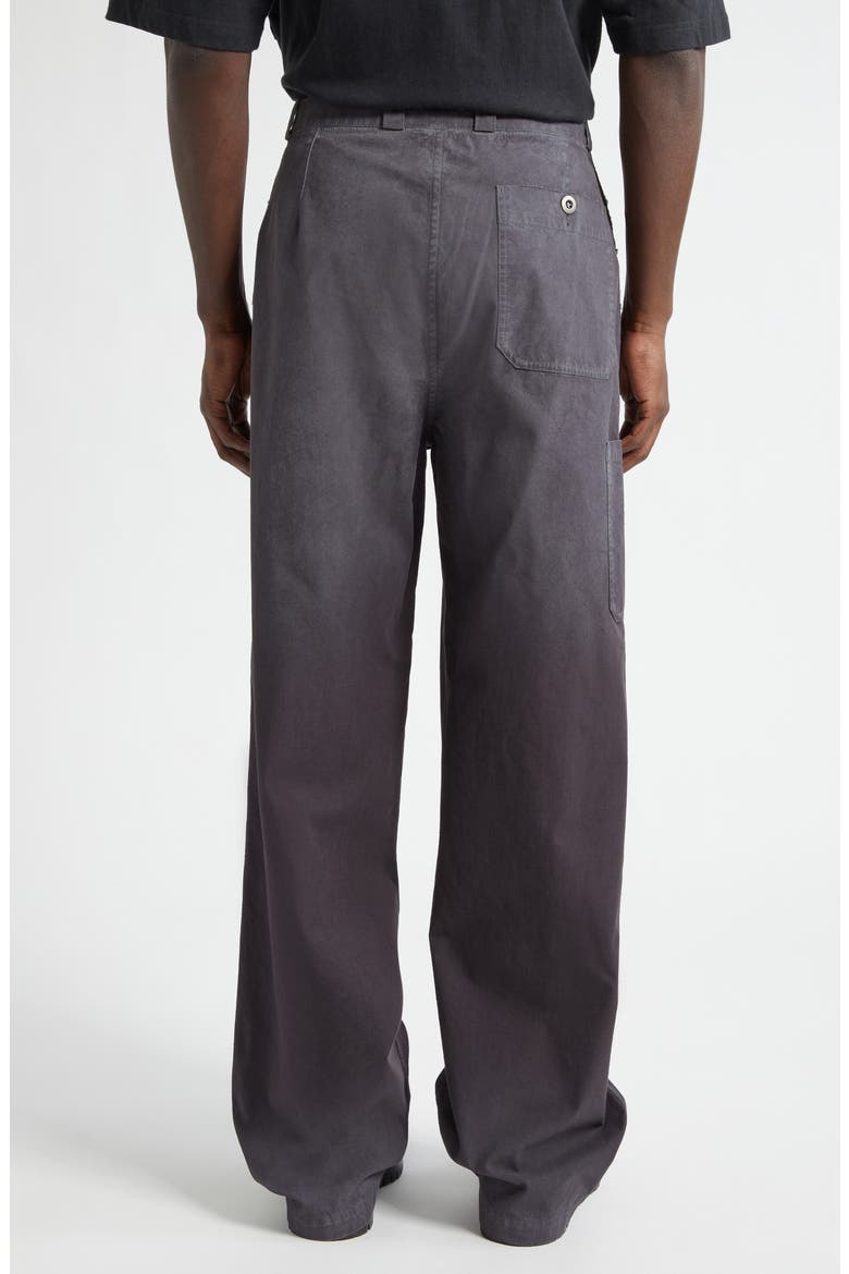 Straight Leg Cotton Pants, Alternate, color, WASHED BLACK