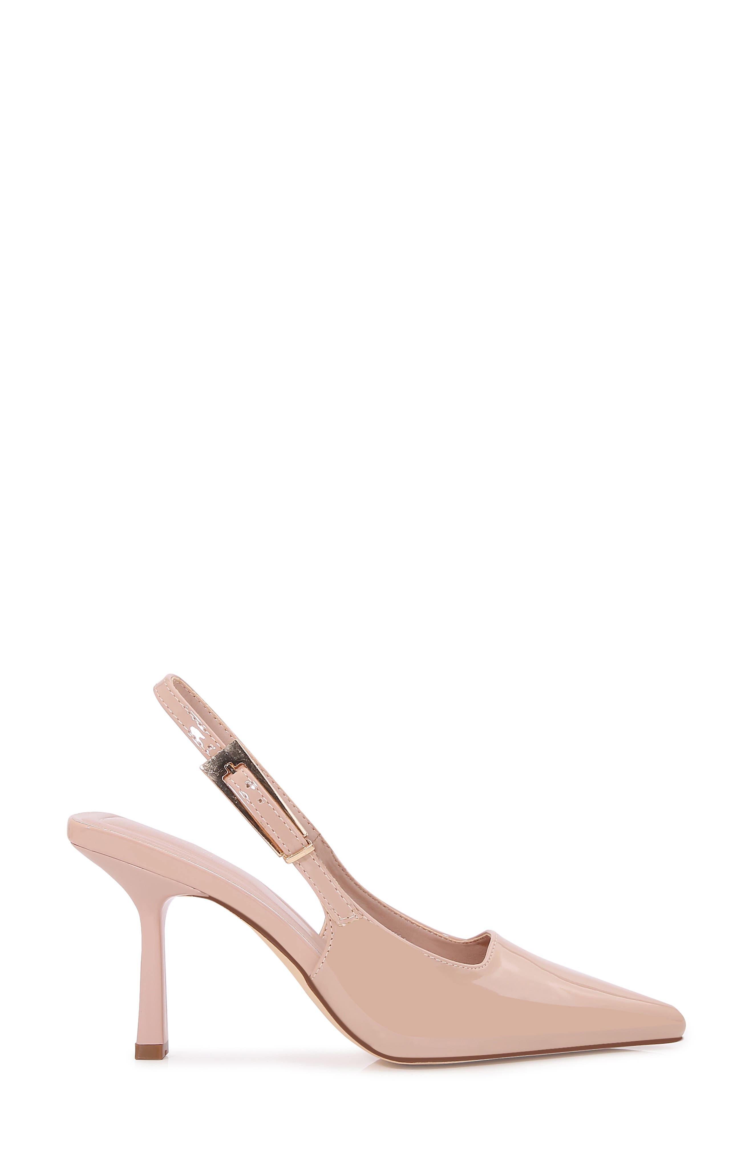 Honey Pointed Toe Slingback Pump, Alternate, color, BEIGE