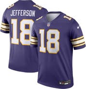 Nike Men's Nike Justin Jefferson Purple Minnesota Vikings Classic Legend Player Jersey