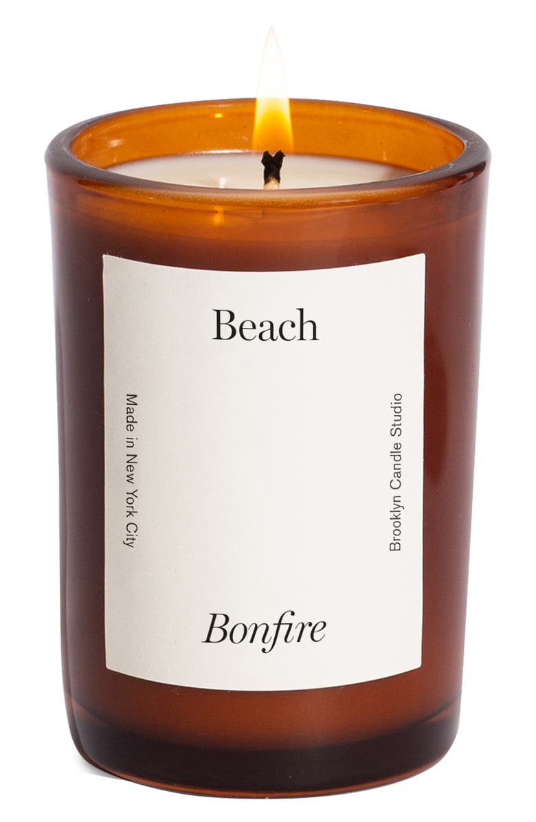 BROOKLYN CANDLE STUDIO Beach Bonfire Candle, Main, color,