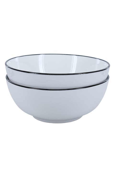 Set of 2 Silhouette Serving Bowls