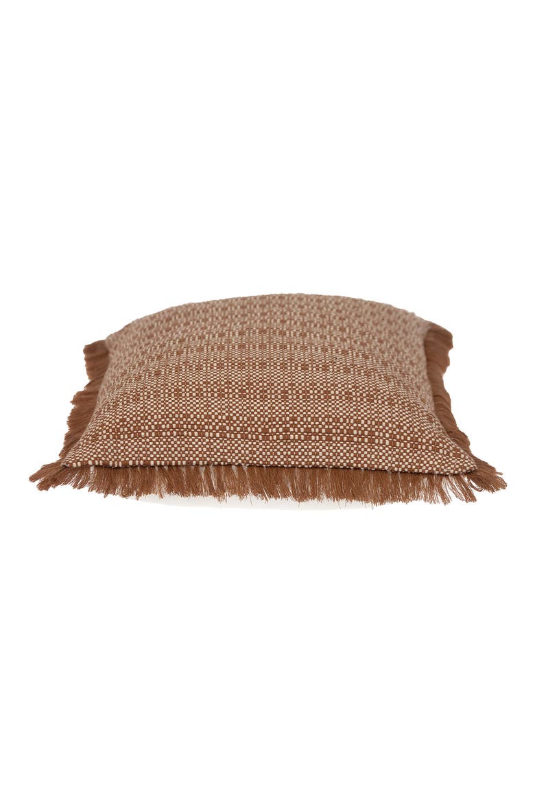 Stripe Accent Pillow, Alternate, color, BROWN