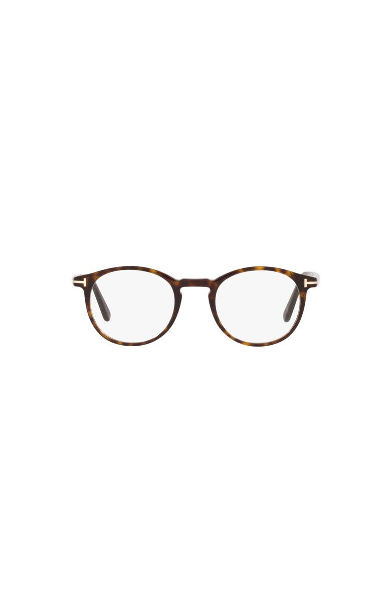 TOM FORD 48mm Phantos optical glasses, Alternate, color, Tortoise