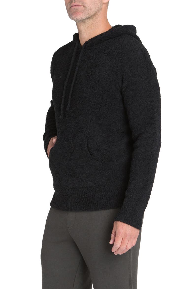 Barefoot Dreams CozyChic™ Hoodie, Alternate, color, BLACK