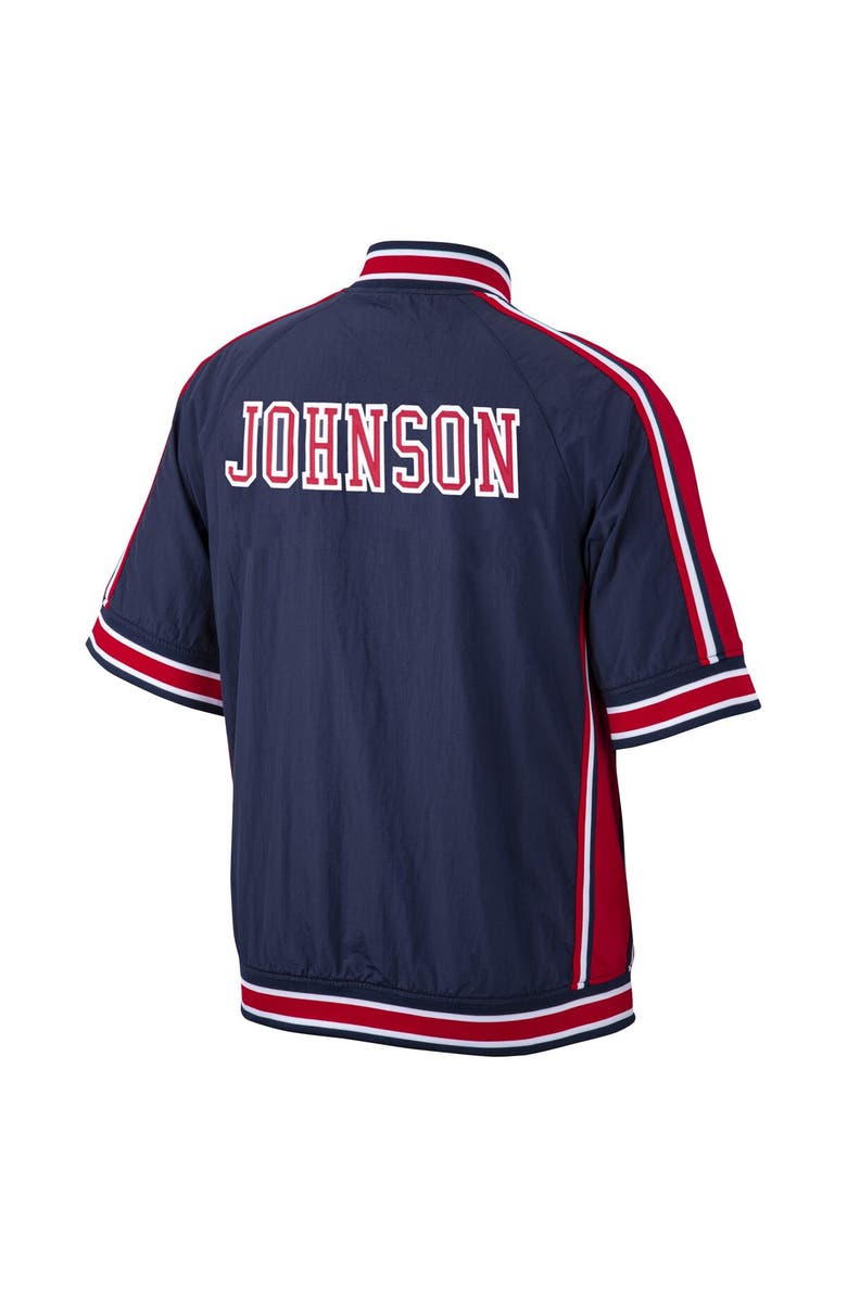 Mitchell & Ness Men's Mitchell & Ness Magic Johnson Navy USA Basketball 1992 Dream Team Authentic Warm-Up Jacket, Alternate, color, 