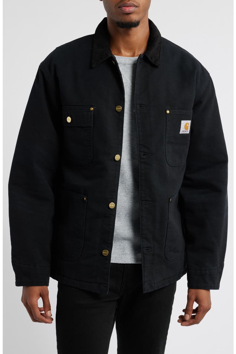 Chore Coat, Main, color, BLACK / BLACK AGED