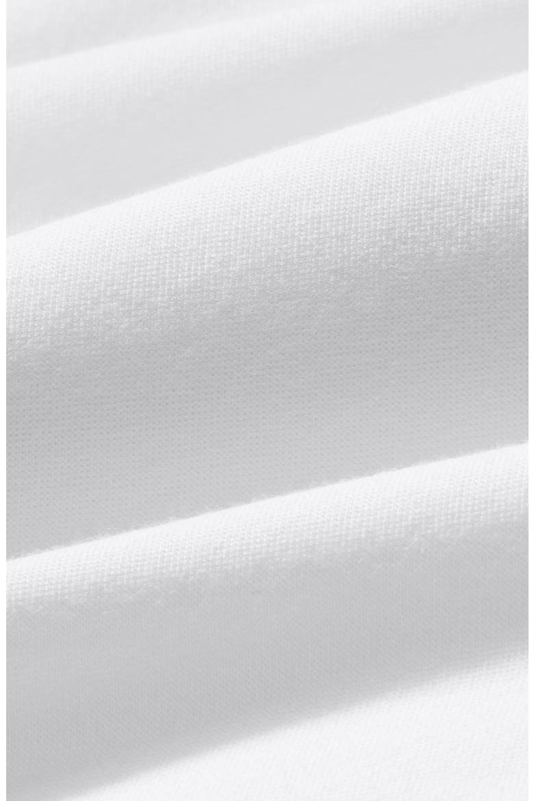 Newport Solid White Knit Cotton Blend Button-Up Shirt, Alternate, color, WHITE