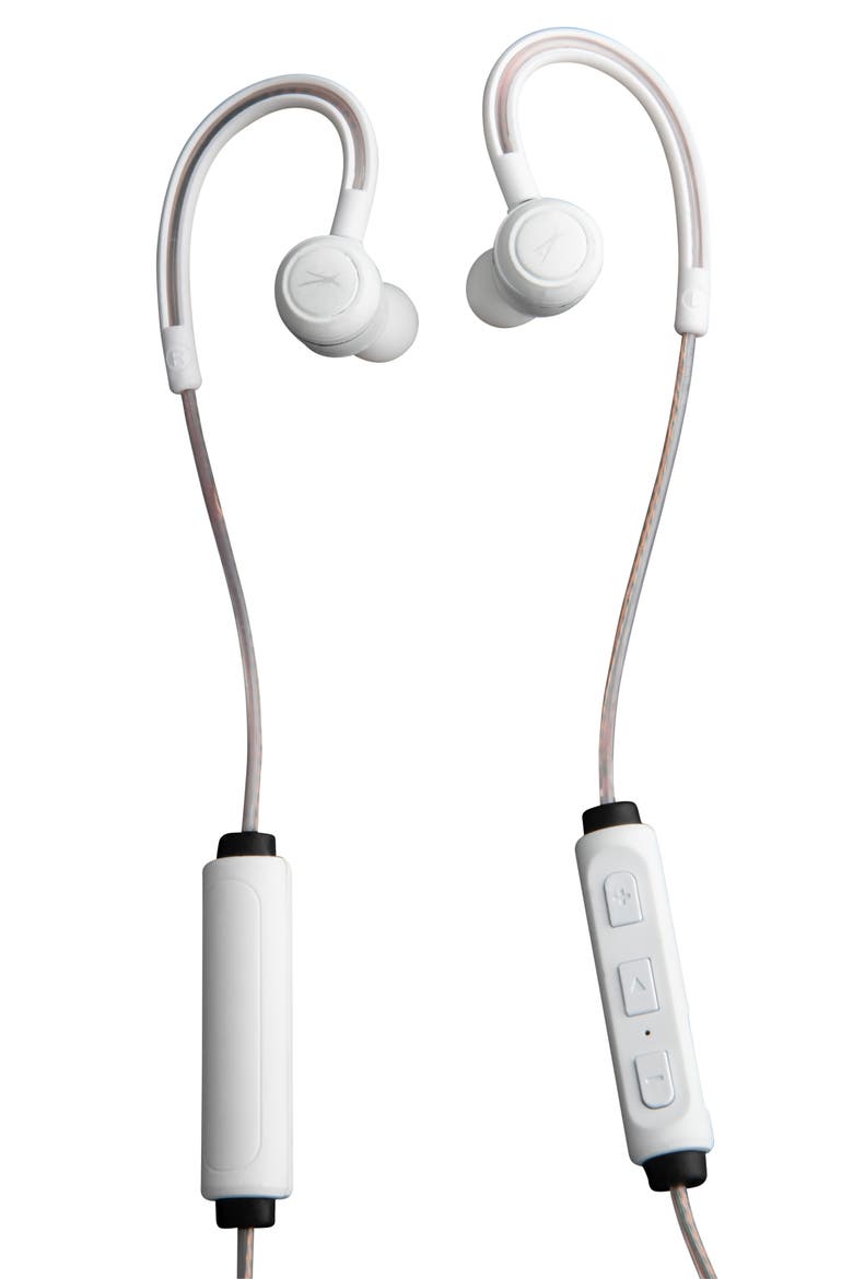 Glow Run Bluetooth® Sport Earbuds, Alternate, color, WHITE